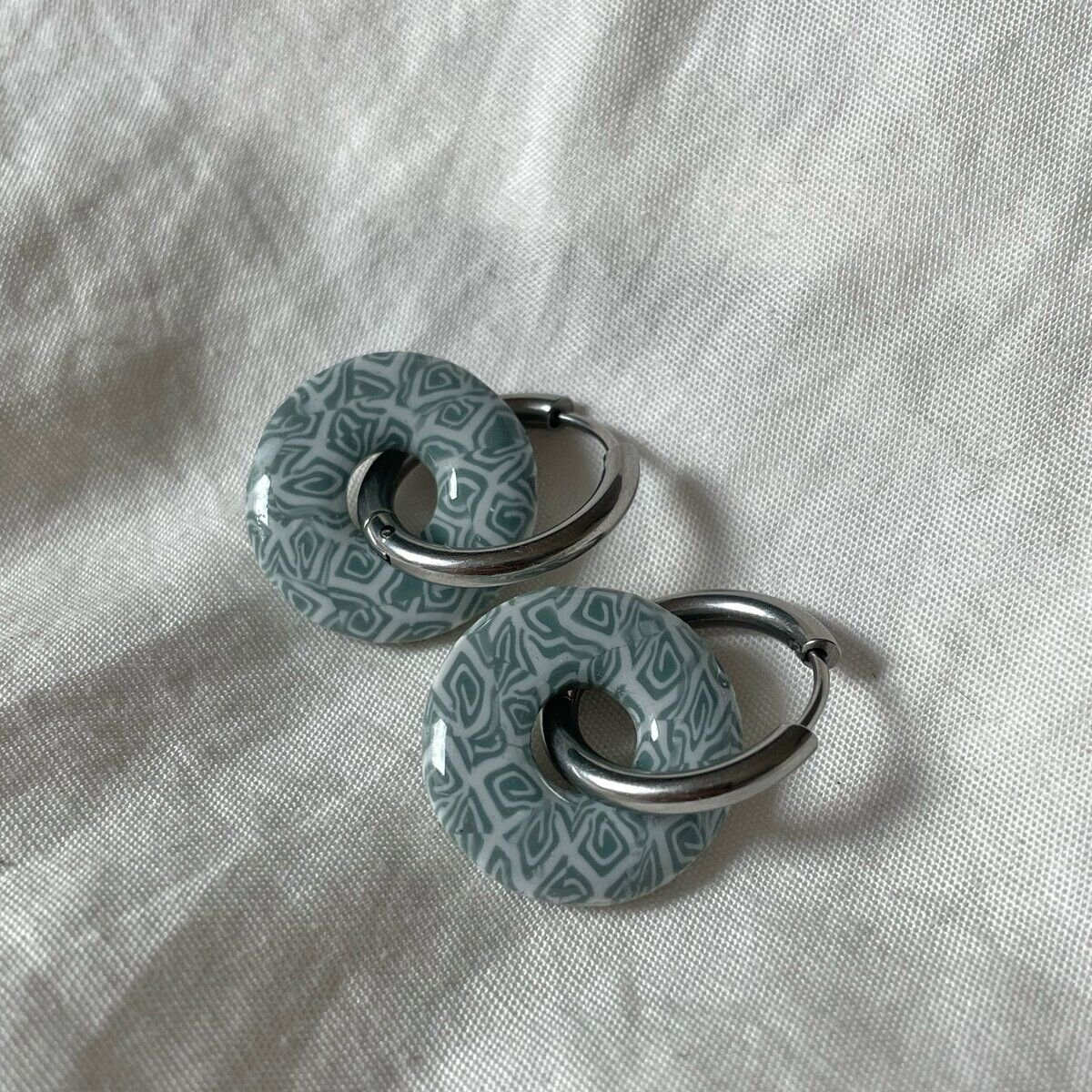 Créoles Anneaux - Illusion