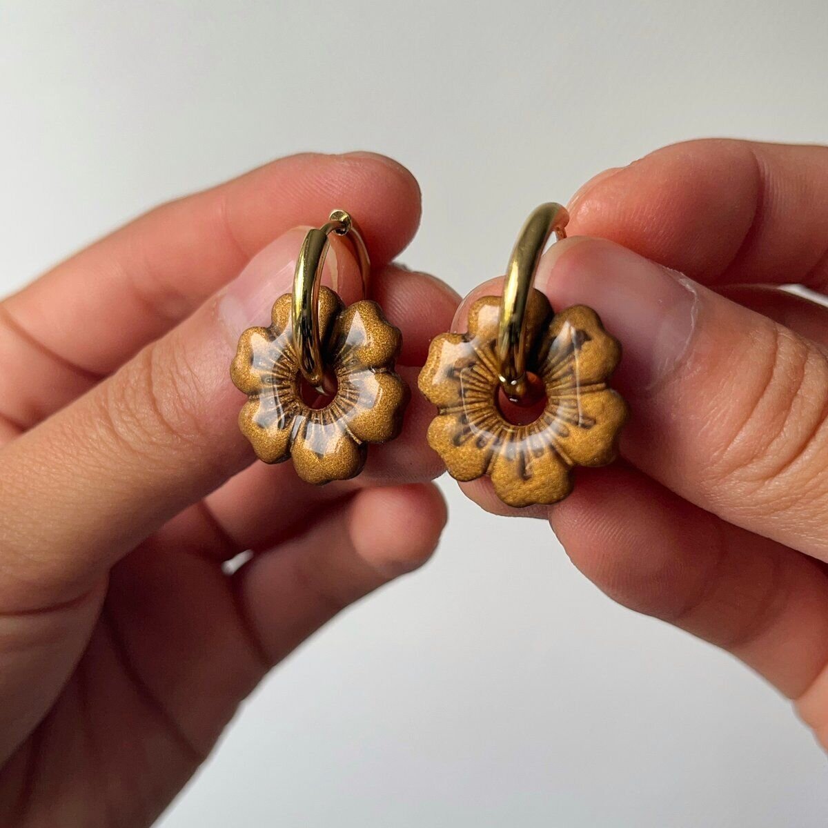 Créoles Louisa - Bronze